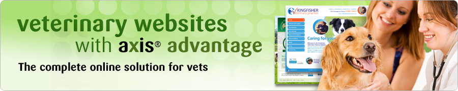veterinary websites with axis advantage