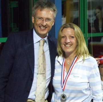 David Pike and a runner up