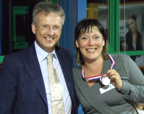 David Pike and a runner up