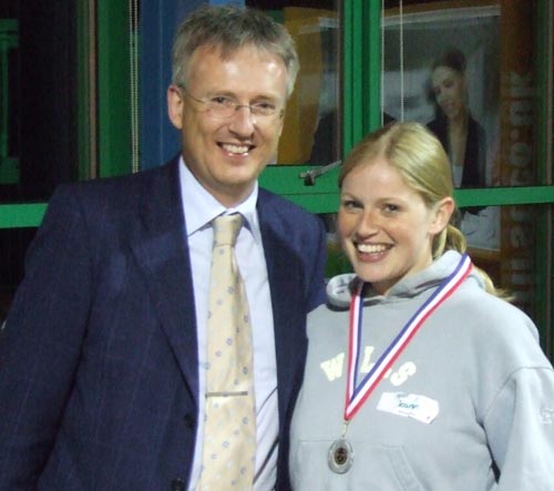David Pike and a runner up