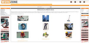 Work Zone Website (screenshot)