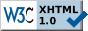 W3C XHTML Validation