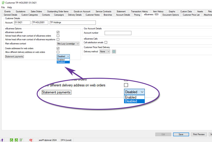 Restrict Online Statement Payments class=