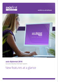 Management Overview of the key new features of <strong>axis diplomat 2018</strong>