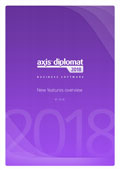 Overview of the principle enhancements over and above the previous release, axis diplomat 2016