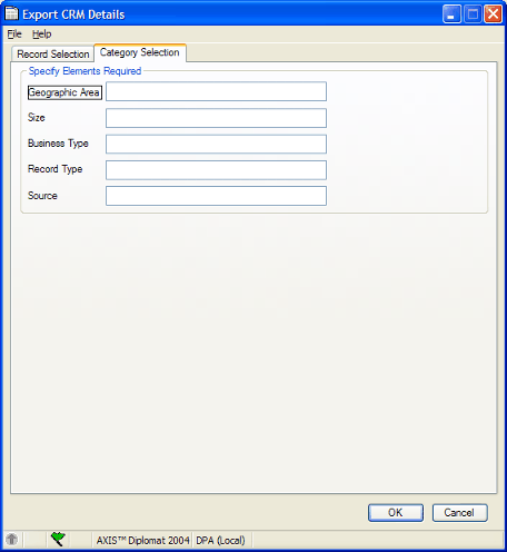 Export CRM Details